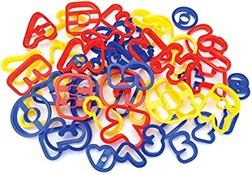 Alphabet and Number Cookie Cutter Set
