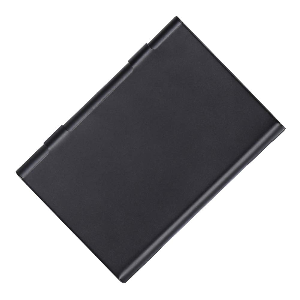 Stainless Steel Business Card Holder for Men & Women, Pocket Business Card Case Thumb-Drive Business Name Credit ID Card Holder (Gray)