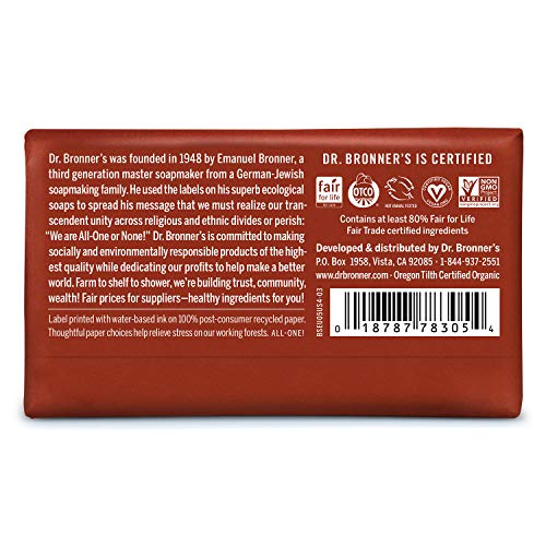 - Pure-Castile Bar Soap (Eucalyptus, 5 ounce, 2-Pack) - Made with Organic Oils, For Face, Body and Hair, Gentle and Moisturizing, Biodegradable, Vegan, Cruelty-free, Non-GMO