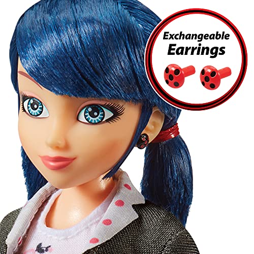 Cat Ladybug Superhero Secret Marinette with Ladybug Fashion Outfit by Playmates Toys