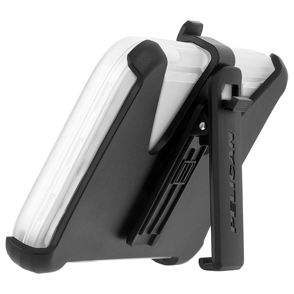 - VOYAGER Series - Case for iPhone 12 Pro Max (5G) - Military Drop Protection - Holster - 6.7 Inch - Clear