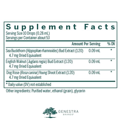 Imu-gen | Sea Buckthorn, English Walnut, and Dog Rose Herbal Supplement | 0.5 fl. oz.