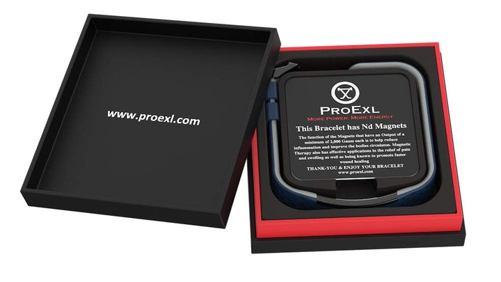 Best Magnetic Energy Golf Bracelet for Men Gray with Black Strap