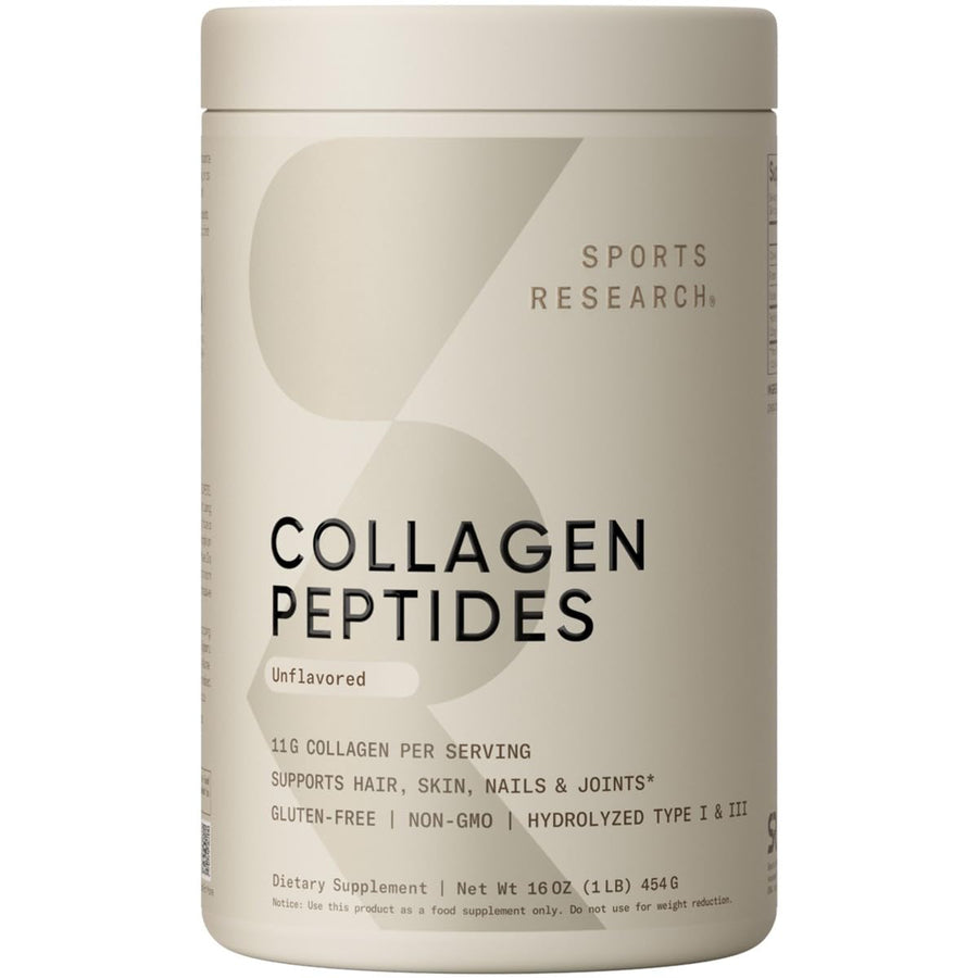 Collagen Peptides for Women & Men - Hydrolyzed Type 1 & 3 Collagen Powder Protein Supplement for Healthy Skin, Nails, Bones & Joints - Easy Mixing Vital Nutrients & Proteins