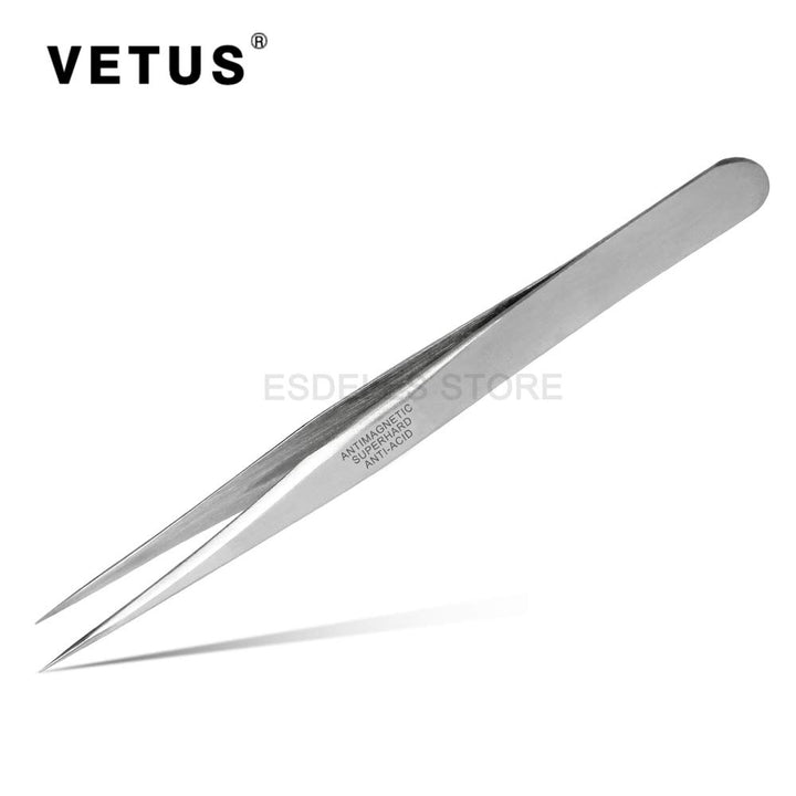 Tweezer Professional Tweezers Tool ST-10 Non-magnetic Stainless Steel Pointed Tip