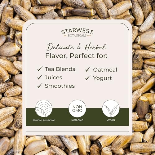 Organic Milk Thistle Seed Whole - Loose Leaf Milk Thistle for Tea & Cooking, Mix in Juice, Add to Smoothies, Oatmeal, & Yogurt, Certified Kosher, Non-GMO - Bulk 1 lb Bag