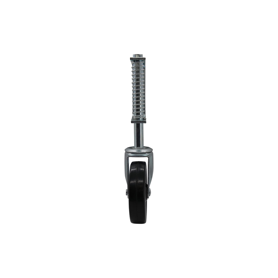 Metal 9785 9785E Spring Loaded Gate Caster, 4-Inch, Black