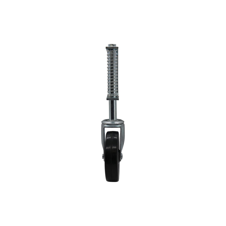 Metal 9785 9785E Spring Loaded Gate Caster, 4-Inch, Black
