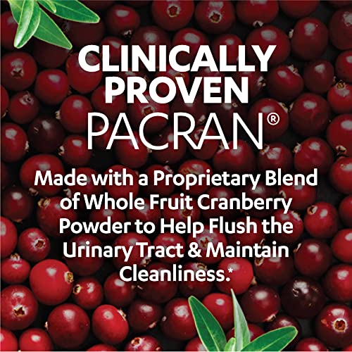 Cranberry Urinary Tract Health Supplement, 1 Serving = 1 Glass of Cranberry Juice, Sugar Free Cranberry Pills, 50 Count