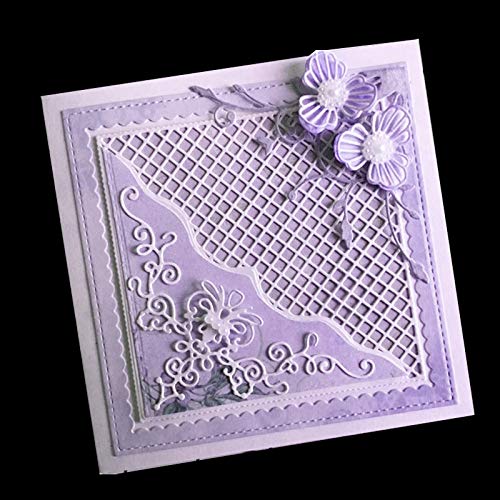 Scrapbooking Dies Metal Grid Lattice Frame Stamps Cutting Dies Card Making Craft Embossing Stencils Die Cut Valentine