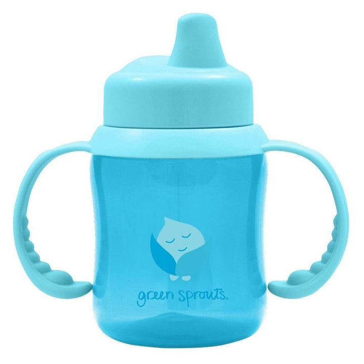 Non-spill Sippy Cup | One-way valve for easy transition from bottle | Prevents leaks & encourages sucking, Firm spout made from safer plastic, Dishwasher safe