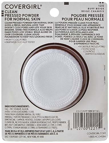 Clean Pressed Powder, Classic Tan, 0.39 Ounce