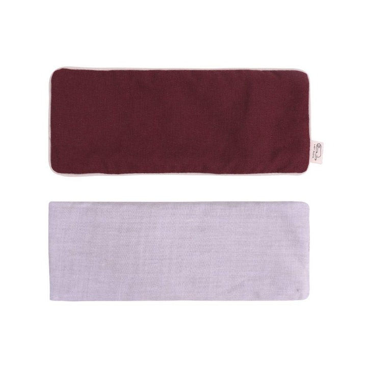 Eye Pillow - Natural Clay Beads with Lavender - Hot or Cold Weighted Eye Mask - Use for Sleeping, Yoga, Meditation