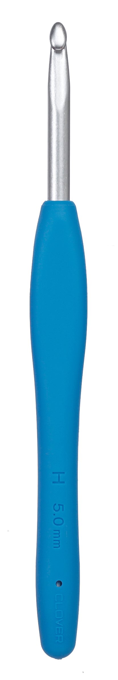 1047/H Deep Blue Amour Crochet Hook, Size H, 5.0mm