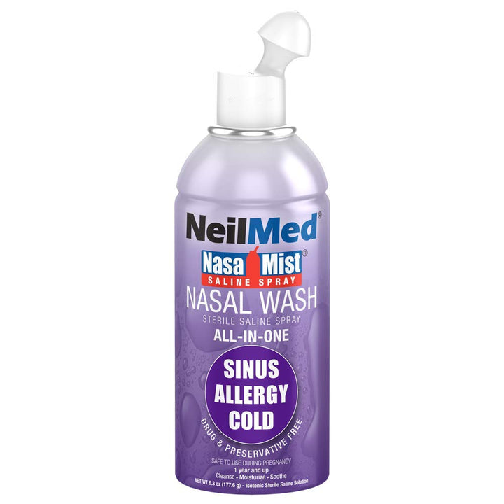 Neil Med Nasa Mist Multi Purpose Saline Spray All in One, 6.0 ounces Unit