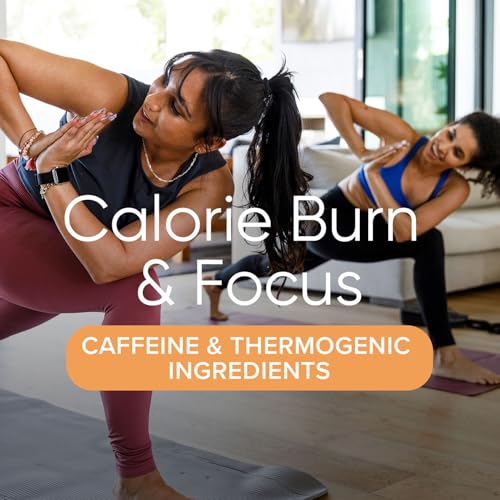 Women’s Energy and Metabolism Multivitamin Caplets, Clinically Proven, Calorie Burn, Focus, 100mg Caffeine, Active Nutrition, Immune, Bone, Beauty, Iron, Biotin, Timed Release, 90 ct