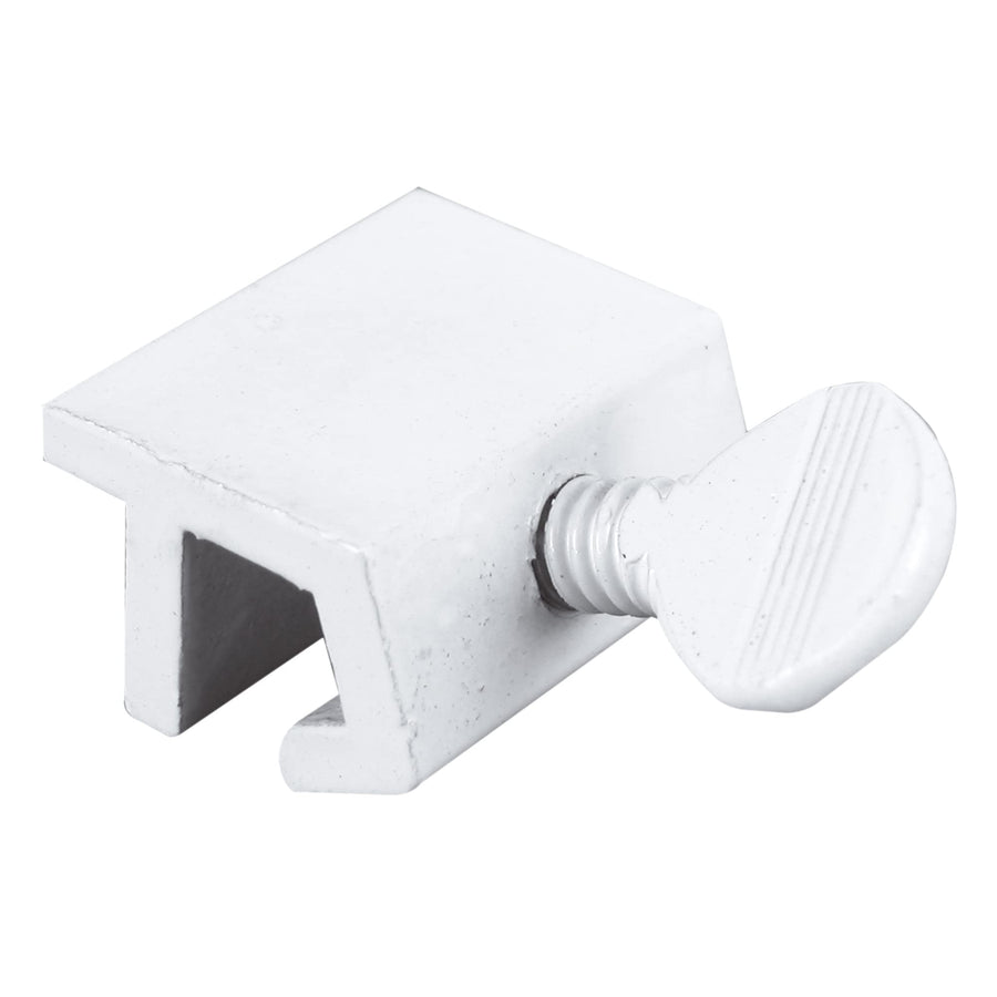 Prime-Line U 9823 Aluminum, White Finish, Sliding Window Security Lock (4 Pack)