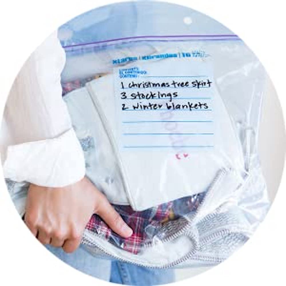Big Bags Clothes and Blanket Storage Bags for Closet Organization, Protects from Moisture, Large, 5 Count