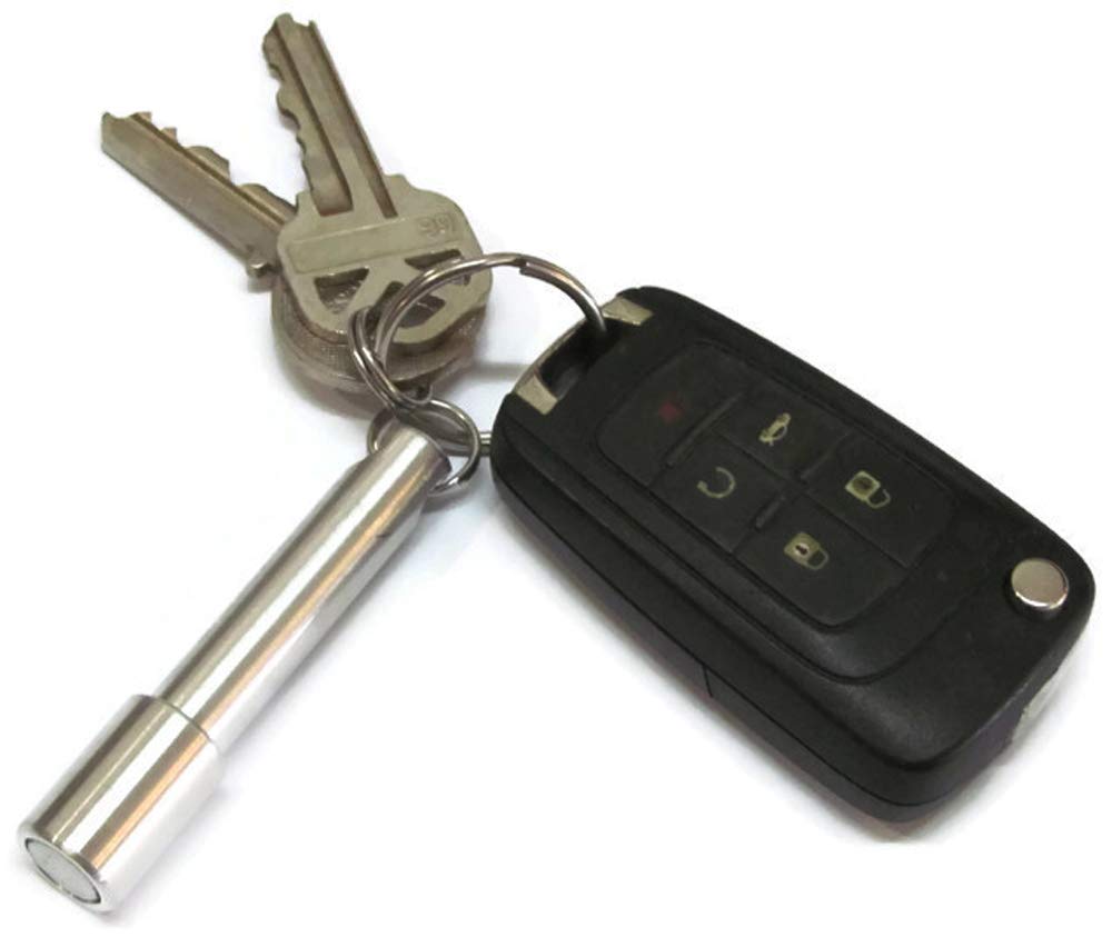 Rare Earth N52 Neodymium Pocket Keychain Gold & Silver Jewelry Test Magnet