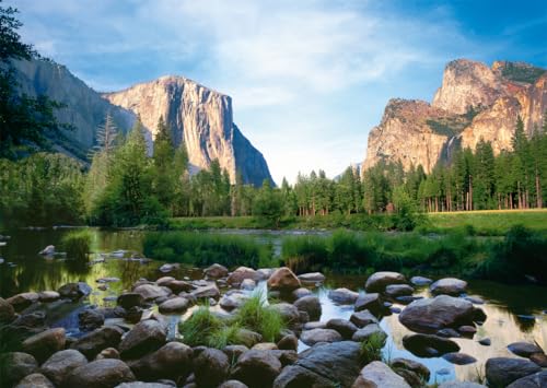 Yosemite Valley - 1000 Piece Jigsaw Puzzle for Adults | Unique Piece Design | Softclick Technology | Ideal Gift for Puzzle Enthusiasts | Pack of 1