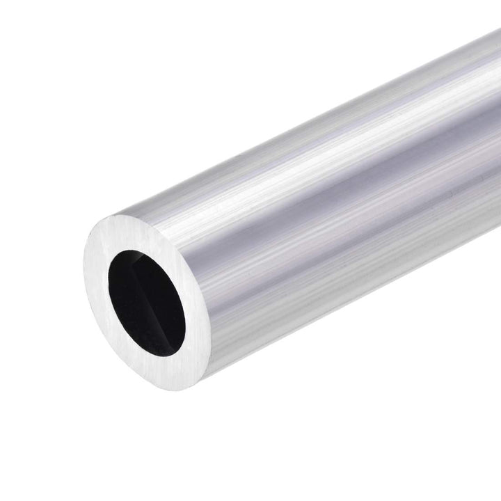 6063 Aluminum Round Tube, 23mm OD 14mm Inner Dia 300mm Length Seamless Straight Tubing