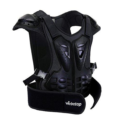 Motorcycle Chest Protector Adults Dirt Bike Body Chest Spine Protector Armor Vest for Skiing M