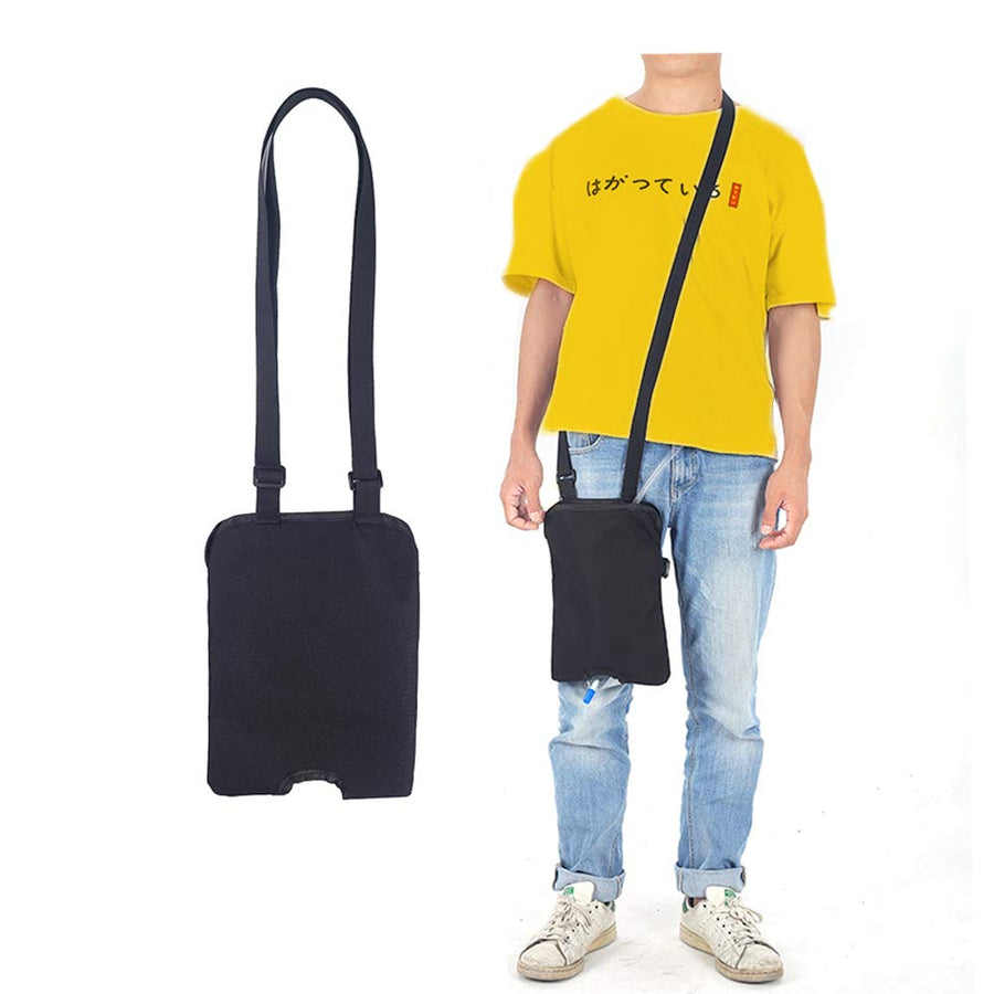 Catheter Leg Bag Stabilization Device Urinary Drainage Foley Catheter Bag Holder (1000 Ml) With Adjustable Shoulder Strap For Home,Travel,Wheelchair,Bed