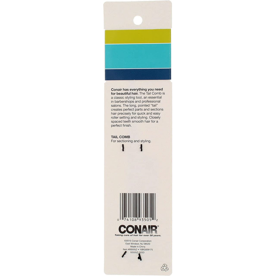 Hard Rubber Tail Comb -