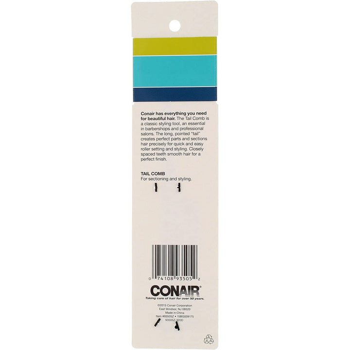 Hard Rubber Tail Comb -