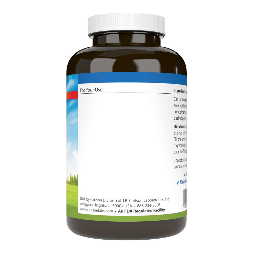 - Empty Gelatin #00 Capsules, Easy to Separate & Fill, 150 capsules