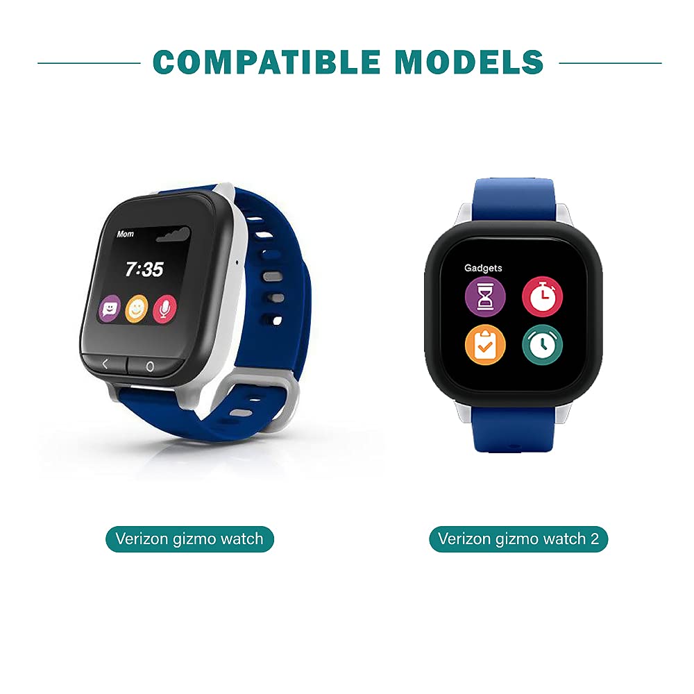 Charger Dock Compatible with Verizon Gizmo Watch 1 2 3 - Magnetic USB Charging Cable 1M - Kids Smartwatch Accessories