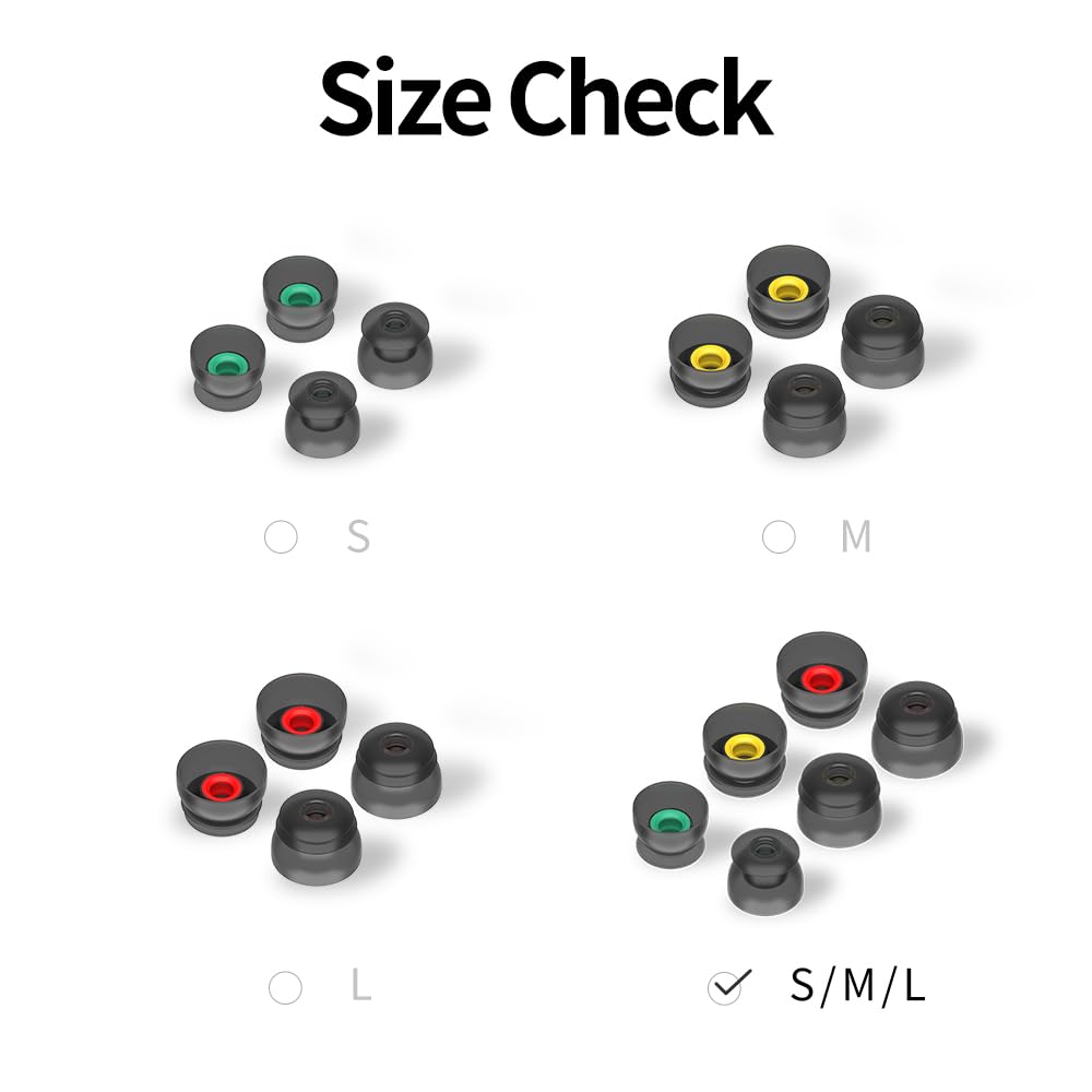 /Galaxy Buds2 Eartips/Buds FE Eartips Compatible for Samsung Galaxy Buds2 & Buds FE