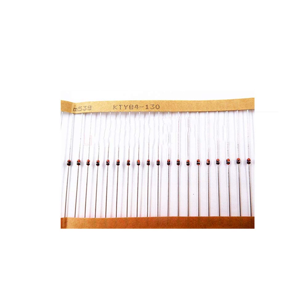 10 Pcs KTY84-130 Silicon PTC Temperature Thermistor Sensor Linear PTC Thermistor Used in Motor Servo KTY84 Silicon Temperature Sensors