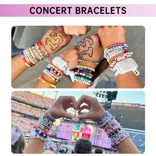 Friendship Bracelet Making Kit for Girls, 7200 Clay Beads Jewelry Making Kits with Letter Beads and Charms, Gifts for Girls Adults