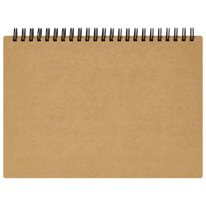 MNEMOSYNE Notebook 5.83 x 8.27 Inches (Horizontal A5), 5mm-squared, 70 Sheets (N182A), White