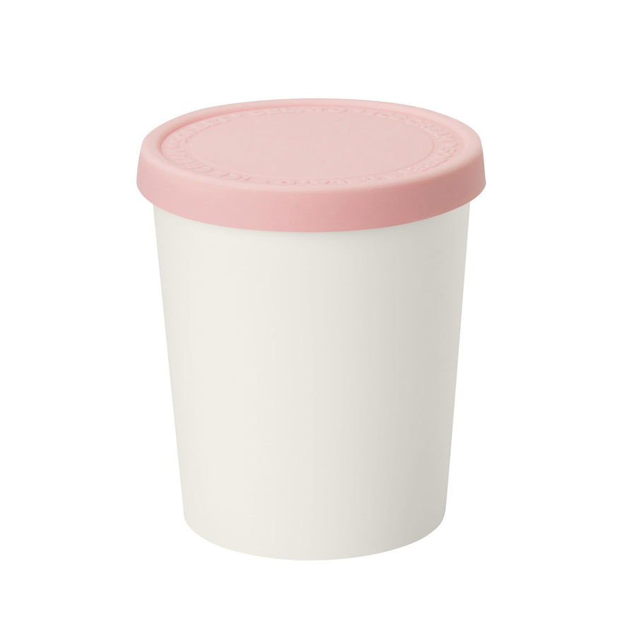 Sweet Treat, Reusable Ice Cream Container for Homemade Ice Cream, Pink - 1 Quart Stackable Storage Tubs with Silicone Lids for Freezer - BPA-Free & Dishwasher-Safe