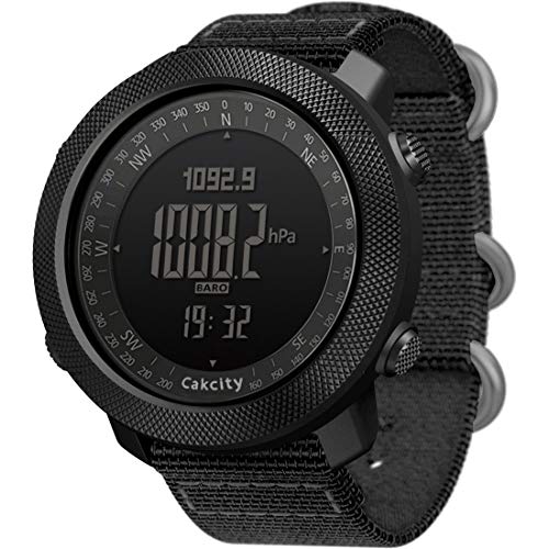 Digital Sports Watches for Men Military Watches with Compass Temperature, Steps Tracker, Large Dial, Model: Apache