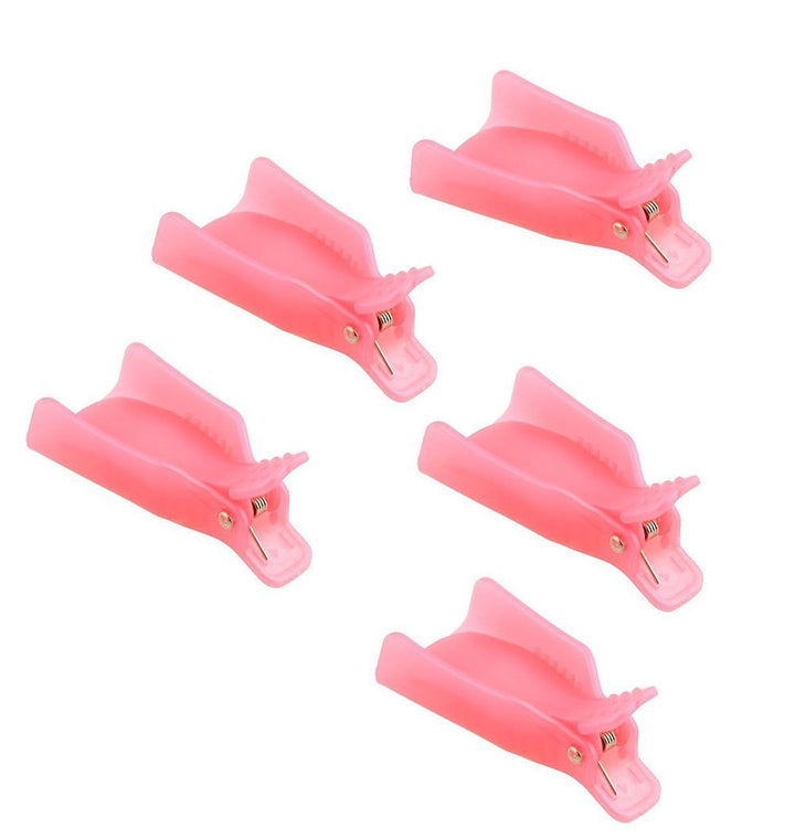 Yueton Pack Of 20 Reusable Nail Art Soak Off Cap Clip Uv Gel Polish Remover Wrap Tool