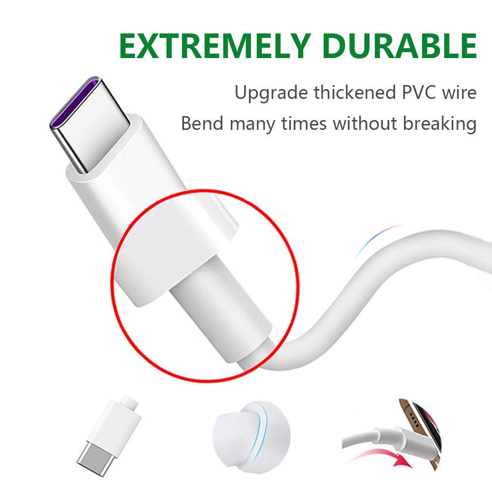 Android USB c Cable for car Compatible with Samsung Galaxy S22 S21 S20 Ultra S20+ Note 20 10 S10 S9 Plus A12 A11 A52 OnePlus 8T 9 Pro Google Pixel 6 5 4 4a 3a XL