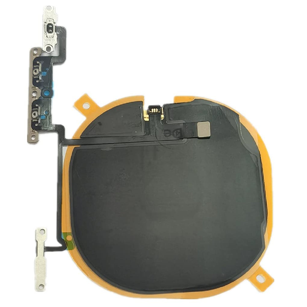 for iPhone X Wireless Charging Charger Panel Coil Sticker with Volume Button Flex Cable