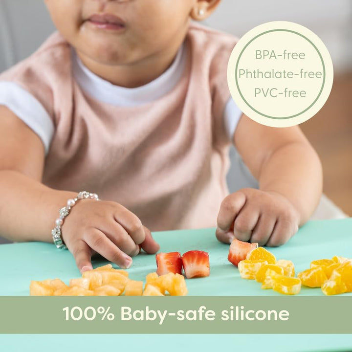 Upward Baby Silicone Placemats for Toddlers - Toddler Placemats Non Slip - Baby Silicone Mat for Table - Restaurant Table Mat for Baby - Silicone Mat for Baby Eating Restaurant - Baby Eating Mat