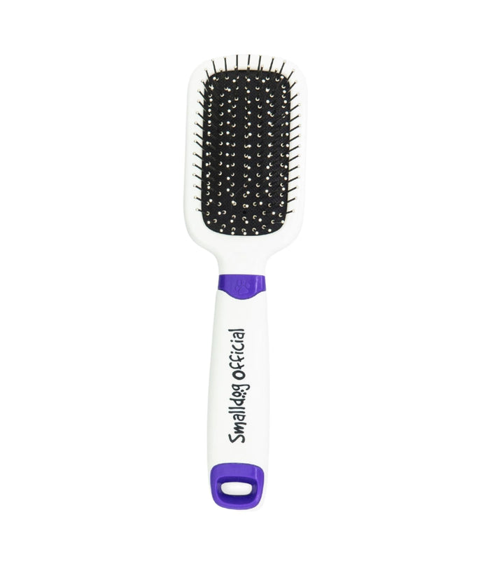 , Smooth It Out Brush for Smoothing Fur and Lifting Hair Debris on Small Dogs, and Toy Breed Dogs - Pain Free Grooming