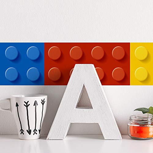 Building Blocks Wall Stickers Skirting Board Wall Decals Art Decor for Kids Bedroom Living Room Nursery