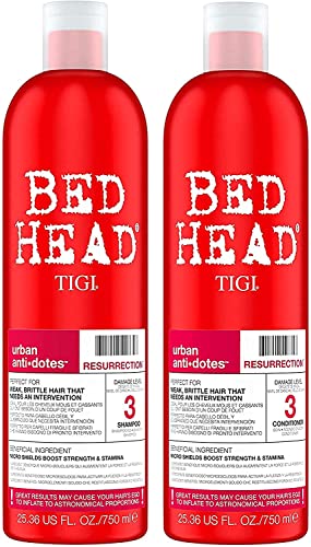 by TIGI Urban Antidotes Resurrection Shampoo and Conditioner for Damaged Hair 25.36 fl oz 2 count