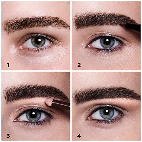 Revlon Colorstay Shape & Glow Eye Brow Marker and Highlighter, Grey Brown, 0.02 Oz (Marker), 0.008 Oz (Highlighter)