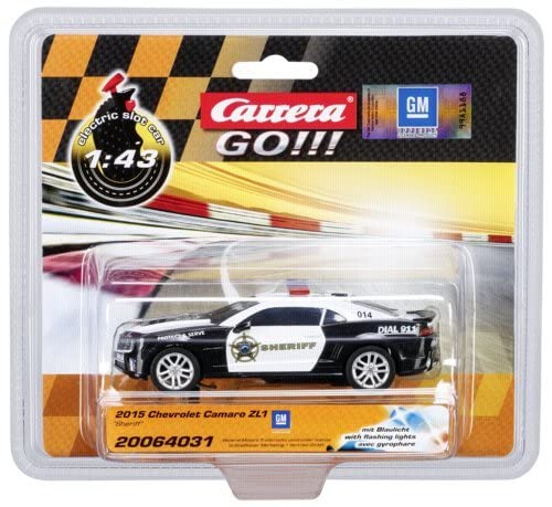 GO 64031 Chevrolet Camarao ZL1 Sherrif Slot Car Racing Vehicle