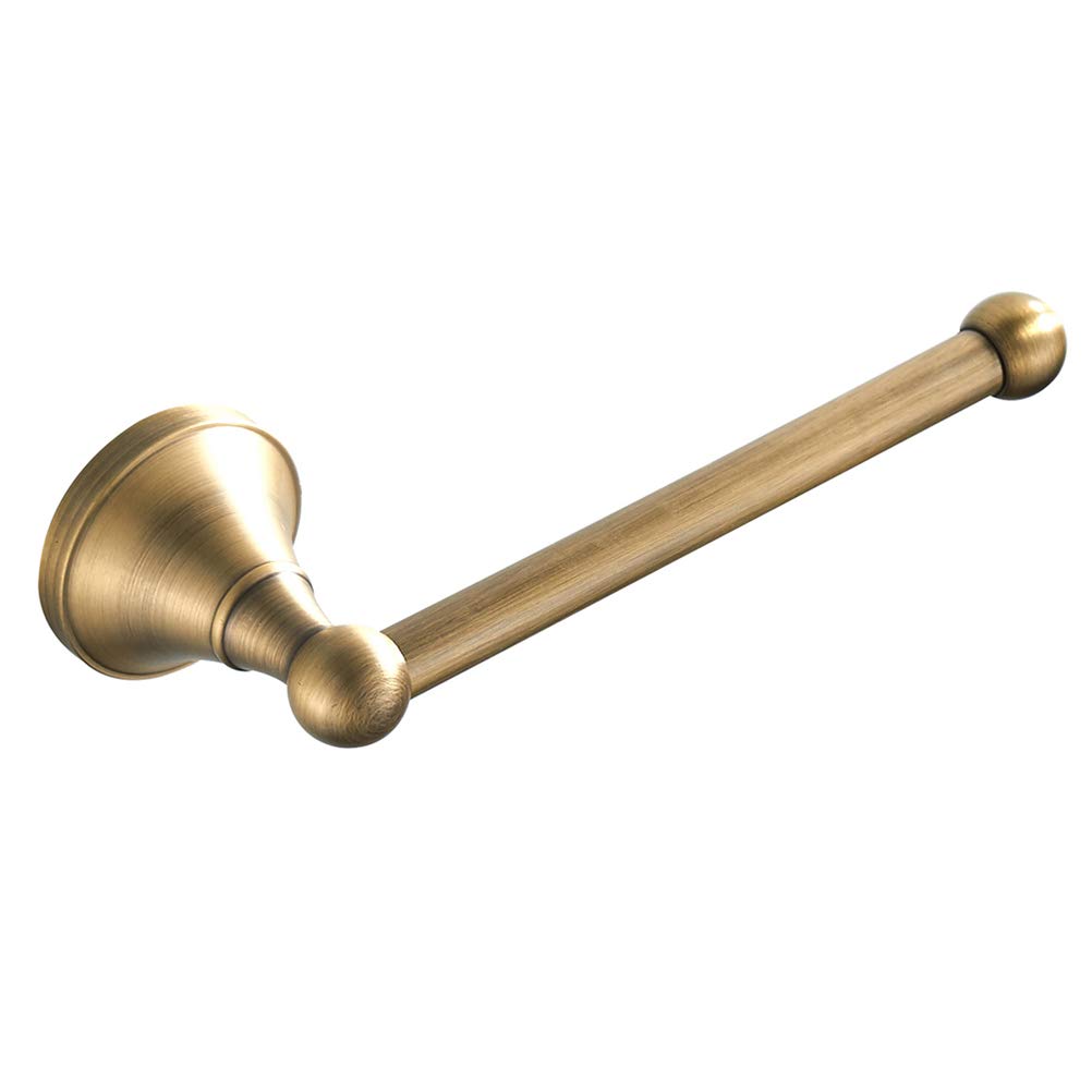 Bathroom Toilet Tissue Holder Brass Toilet Paper Roll Holder Wall Mounted,Antique Brass Finish