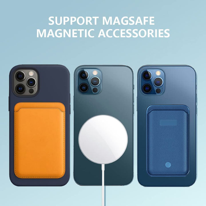Universal Metal Rings Compatible for Magsafe Charger/Wallet/Battery Pack, Ultra-Thin Magsafe Sticker, Compatible with iPhone 16/15/14/13/12 Series,Samsung Galaxy Series (3Black+3Silver)