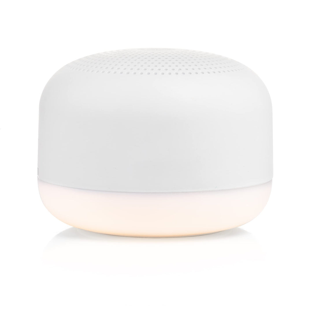 Yogasleep Travel Mini Portable White Noise Sound Machine | 6 Soothing Sounds | Soft Dimable Night Light | Compact Sleep Therapy for Adults & Baby | USB Rechargeable | Lanyard for Easy Hanging
