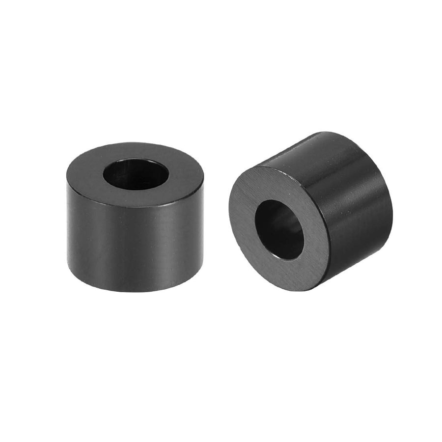 ABS Round Spacer Washer 3.2mm ID 7mm OD 5mm Length for M3 Screws Block Black 500Pcs, for 3D Printer TV Wall Mount Outlet Pegboard Motorbike